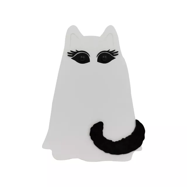 Ghost Kitty Sign