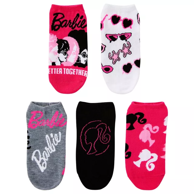 Barbie the Movie Ankle Socks - 5 Pairs
