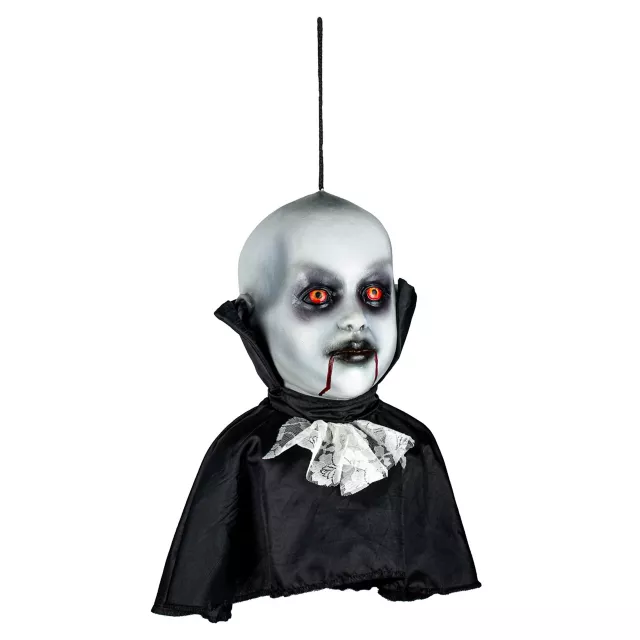 Hanging Vampire Bust Static Prop