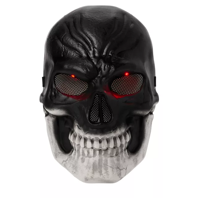 Light-Up Dark Skeleton Mask
