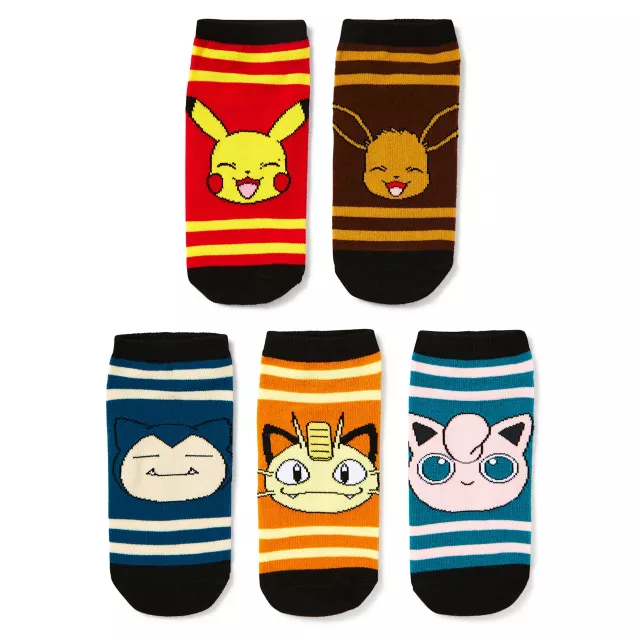Multi-Pack Pokémon No Show Socks