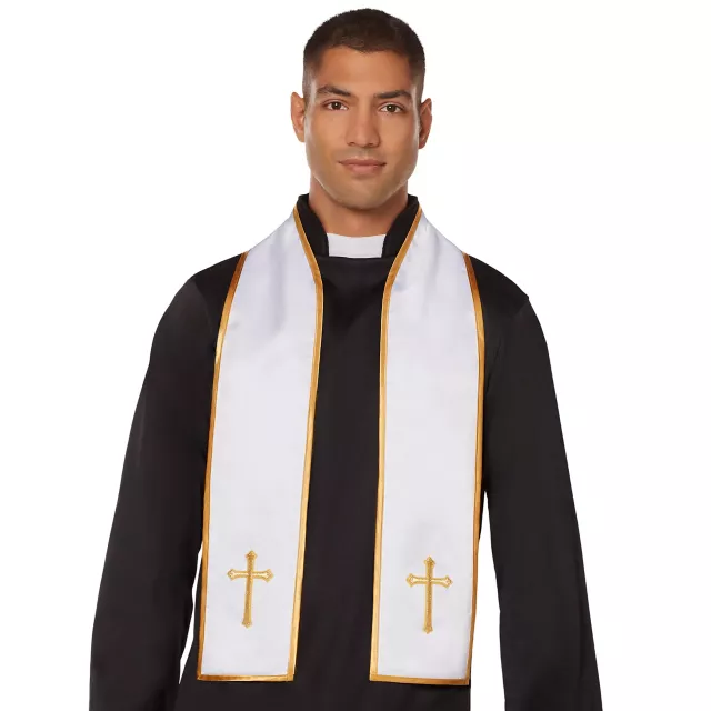 Gold Cross Scarf
