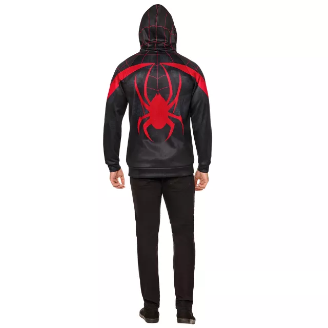 Adult Miles Morales Costume Top and Mask - Spider-Man Classic