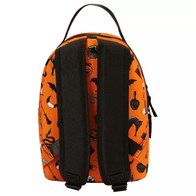 Halloween Icons Orange Backpack