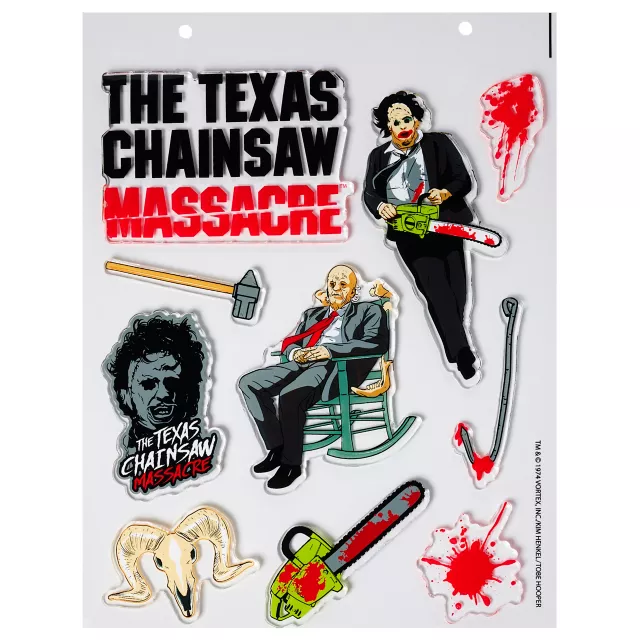 Leatherface Gel Clings 2 Pack - The Texas Chainsaw Massacre
