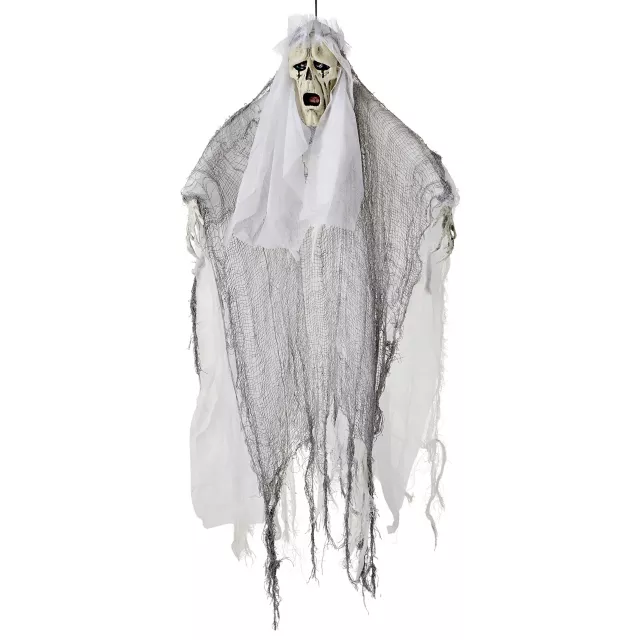 36 Inch Light-Up Hanging White Reaper Decoration