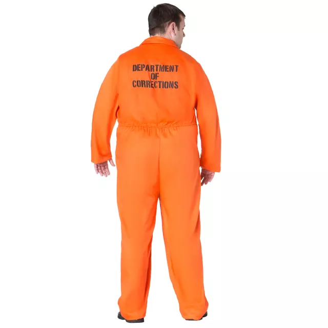 Adult Department of Corrections Prisoner One Piece Costume