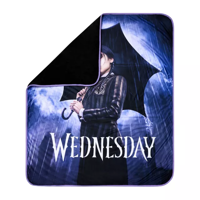 Wednesday Addams Fleece Blanket
