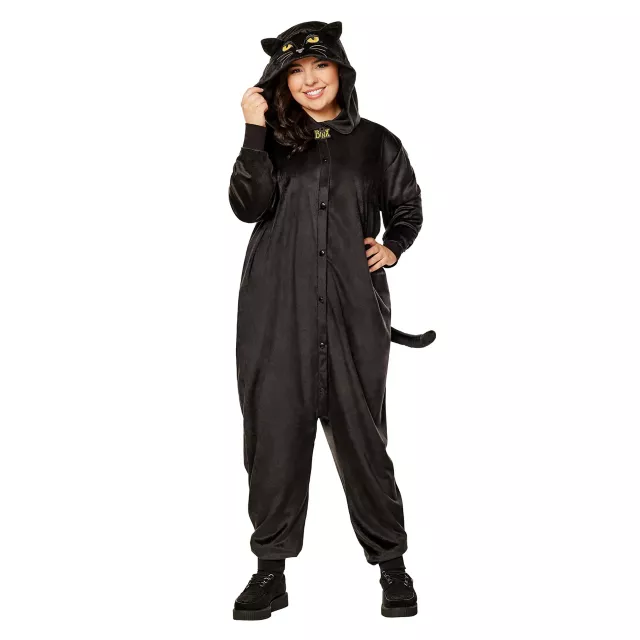 Adult Plus Size Binx Jumpsuit Costume - Hocus Pocus