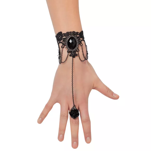 Vampire Lace Hand Chain