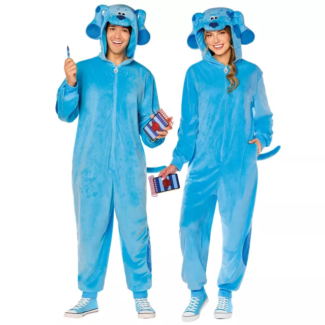 Adult Blue Jumpsuit Costume - Blue- - s Clues and You