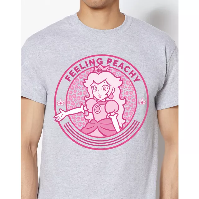 Feeling Peachy T Shirt - Nintendo