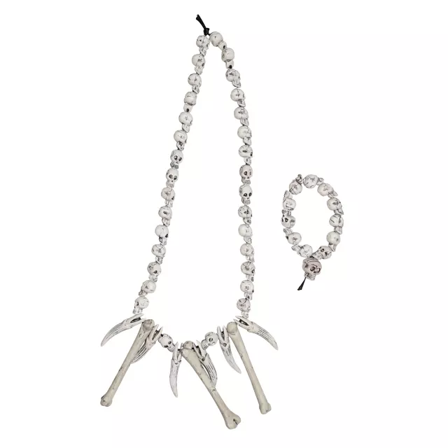 Skull Bone Jewelry Set