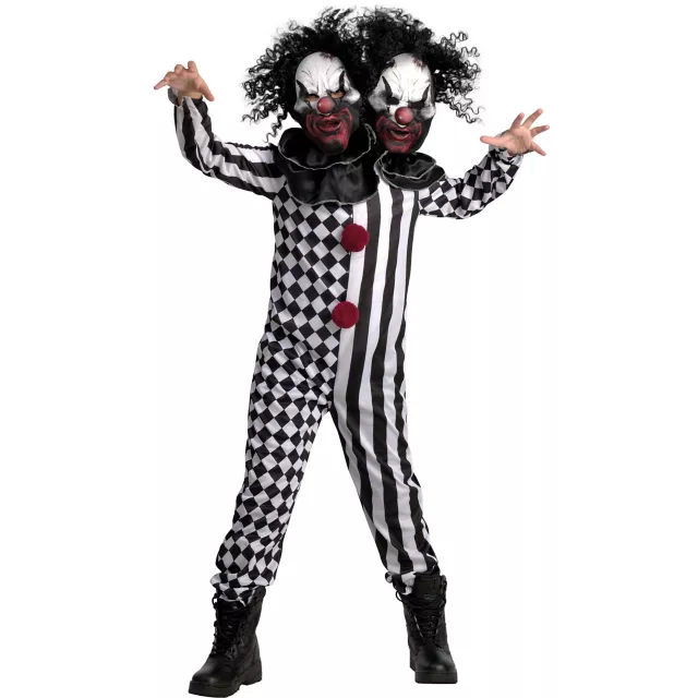 Kids Two-Headed Clown Costume