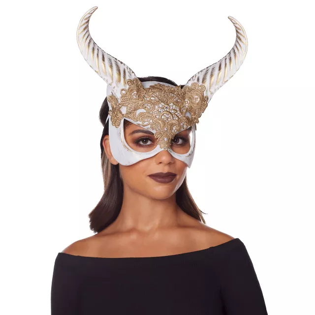 Horned Masquerade Eye Mask