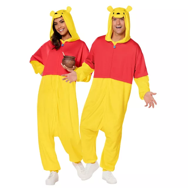 Adult Pooh Jumpsuit Costume - Winnie the Pooh