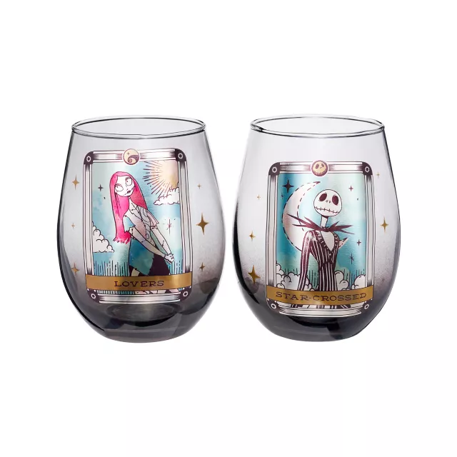 Star-Crossed Lovers Drinkware Set 2 Pack 20 oz. - The Nightmare Before Christmas