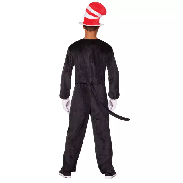 Adult Cat in the Hat One Piece Costume - Dr. Seuss