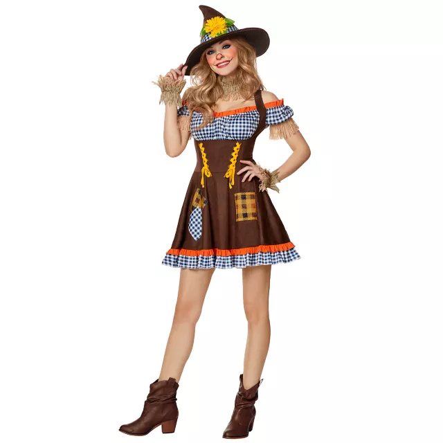 Adult Sunflower Scarecrow Costume