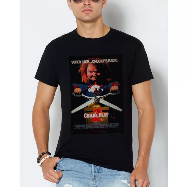 Black Child's Play 2 Chucky T Shirt