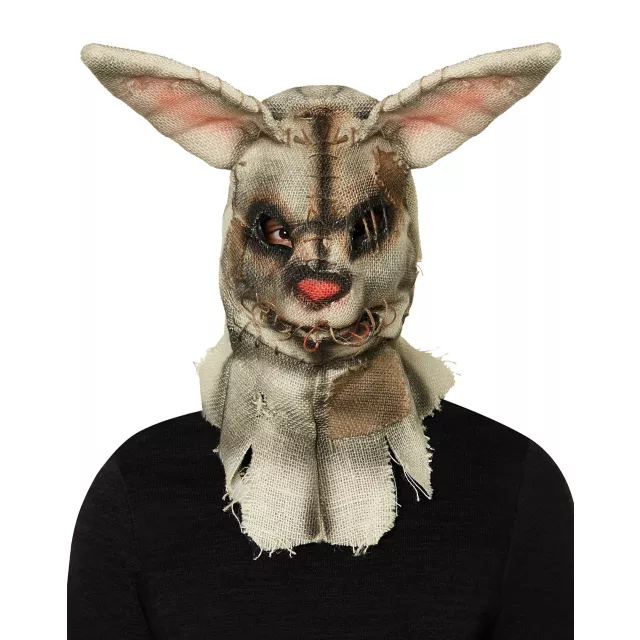Moving Mouth Rabbit Scarecrow Full Mask