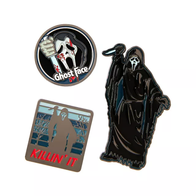 Ghost Face Pin Set - 3 Pack