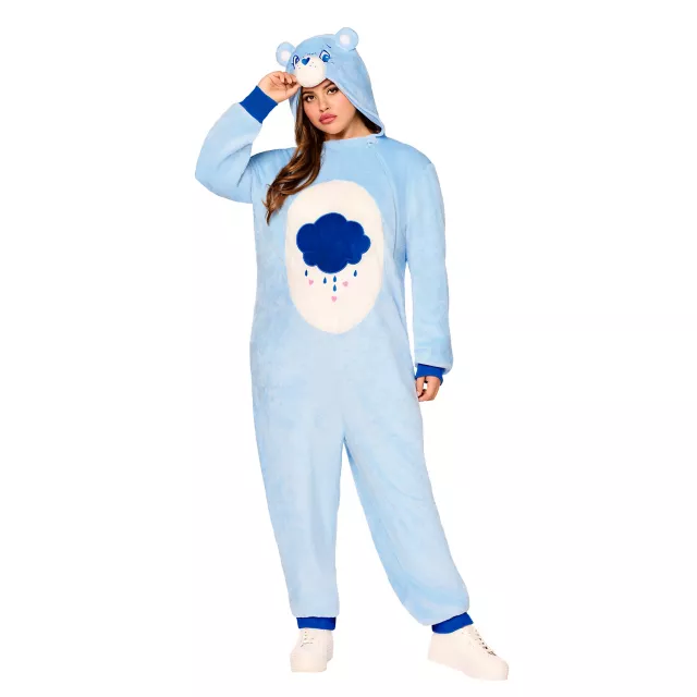 Adult Grumpy Bear Plus Size Jumpsuit - Care Bears