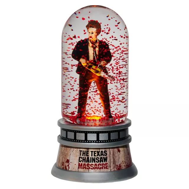 Light-Up Leatherface Bloody Snow Globe - The Texas Chainsaw Massacre