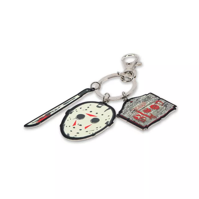 Jason Voorhees Mask Charm Keychain - Friday the 13th