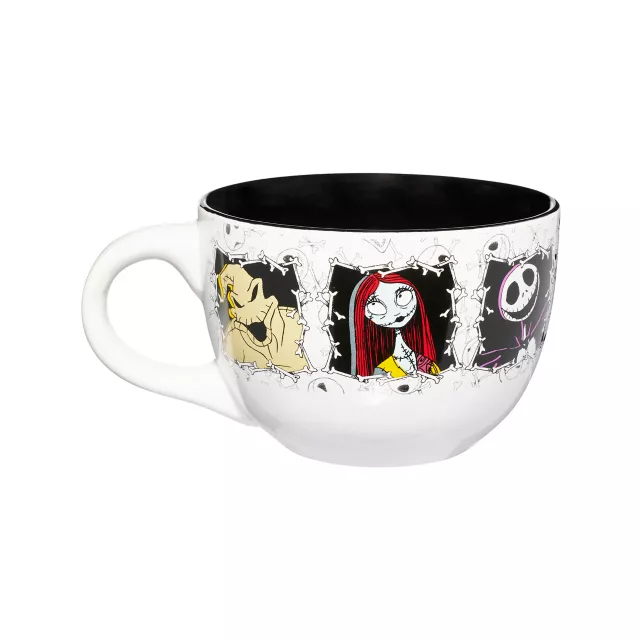 Nightmare Before Christmas Character Panel Soup Mug - 24 oz.