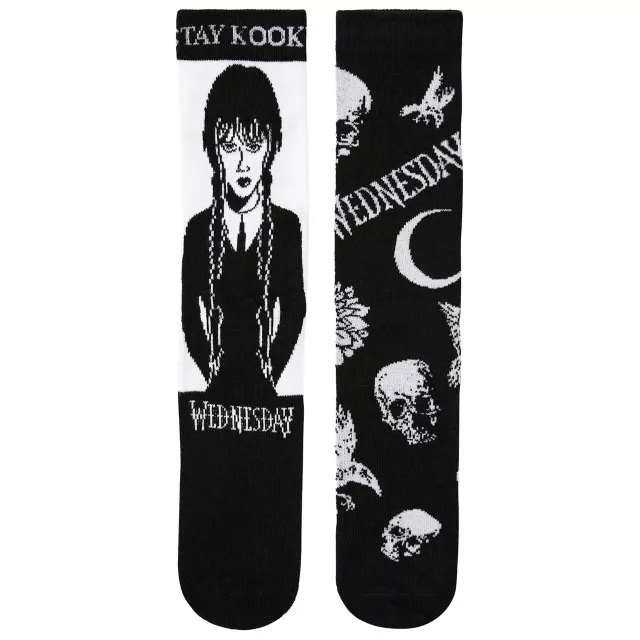 Wednesday Addams Crew Socks - 2 Pack
