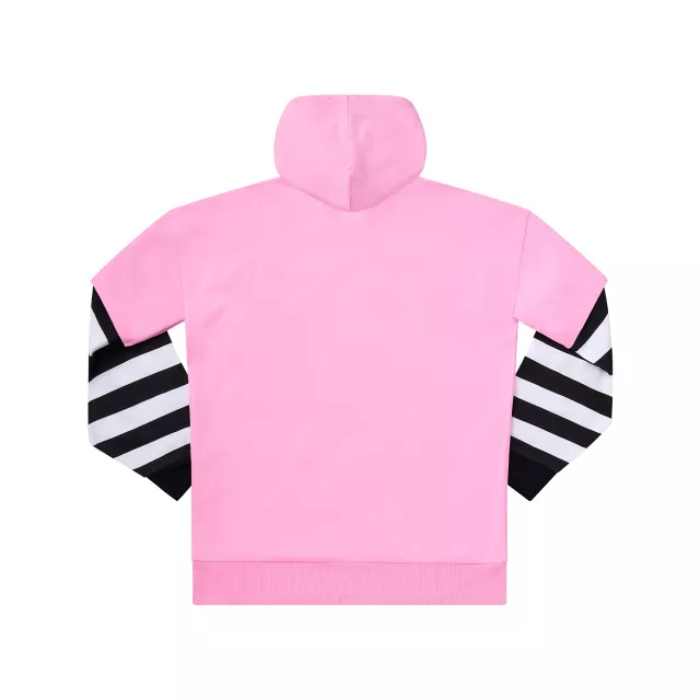 Ghost Face Slash Layered Hoodie