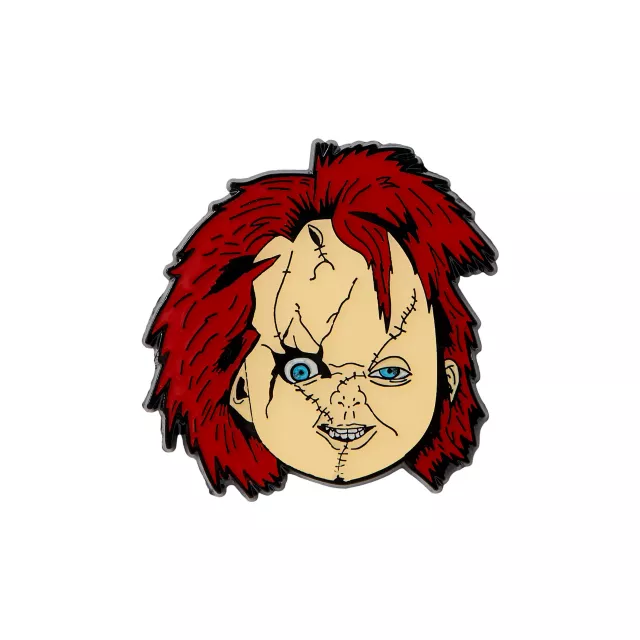 Chucky Iron-On Patch and Pin Set