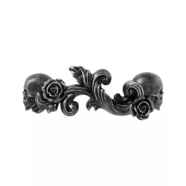 Rose and Skull Hanging Sign