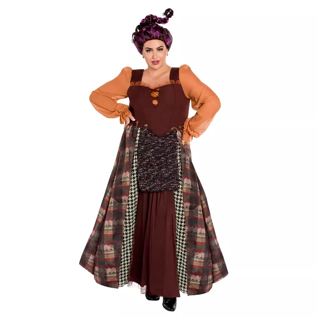 Adult Mary Sanderson Plus Size Costume - Hocus Pocus