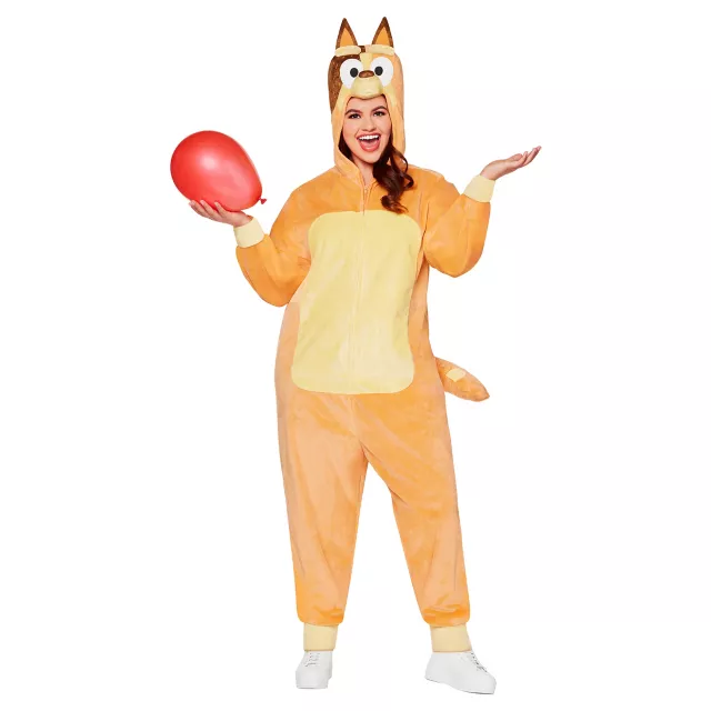 Adult Chilli Plus Size Jumpsuit Costume - Bluey