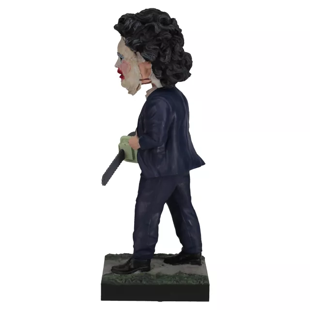 Leatherface Pretty Woman Mask Bobblehead Statue - The Texas Chainsaw Massacre