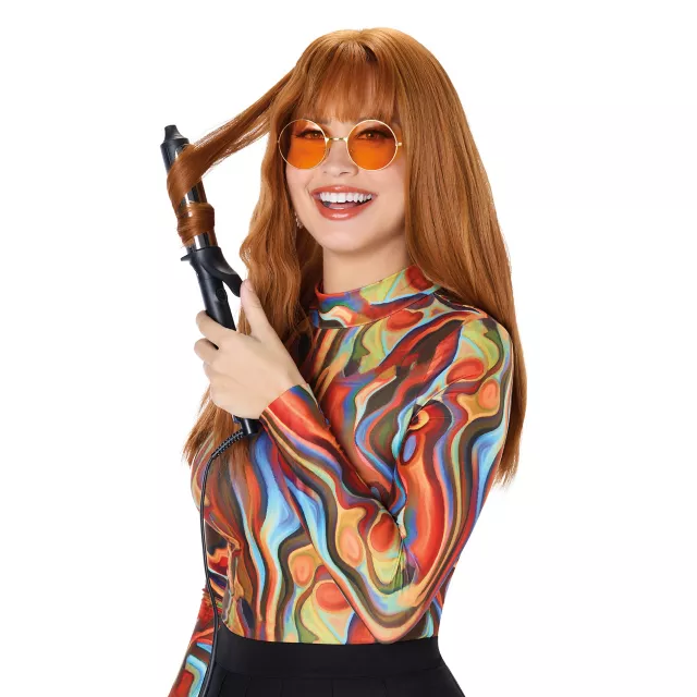 Heat Resistant Copper Wig with Bangs