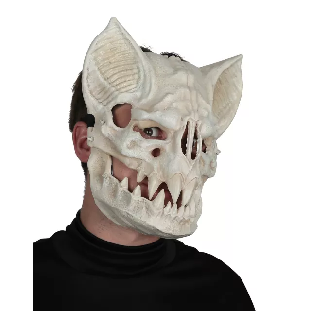 Skeletal Bat Half Mask