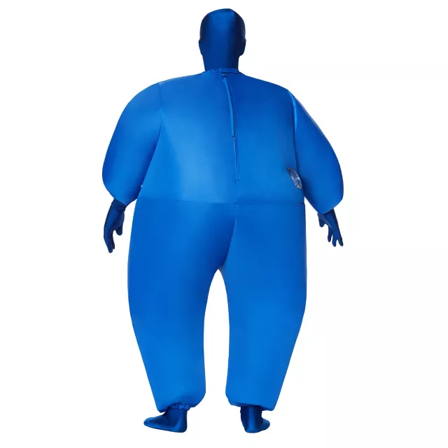 Kids Blue Light-Up Inflatable Super Skin Suit Costume