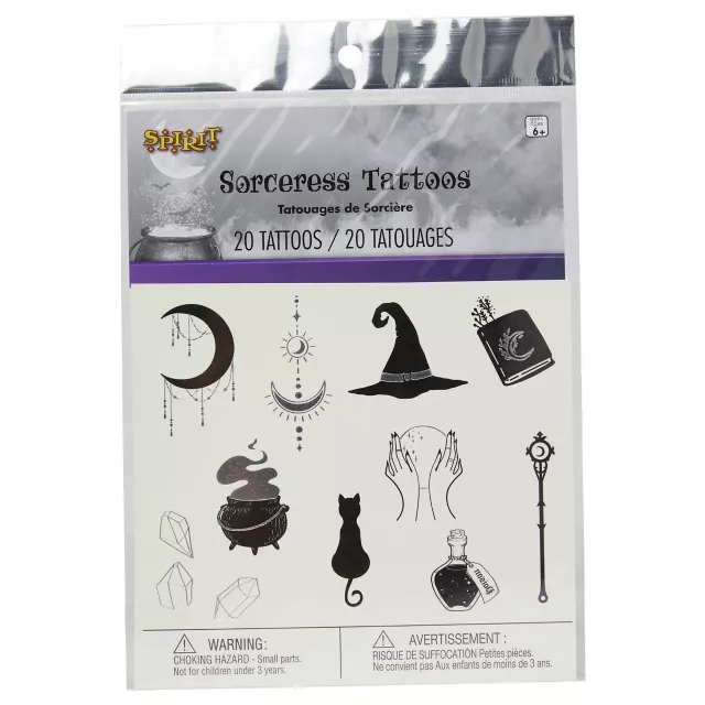 Kids Sorceress Temporary Tattoos