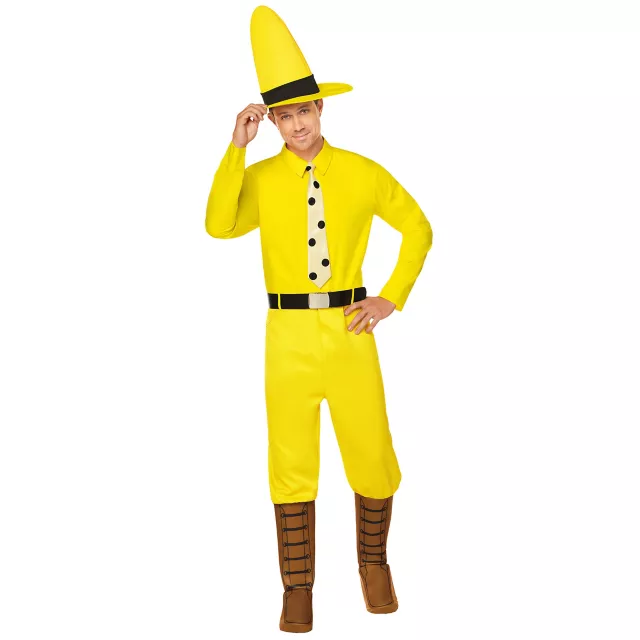 Adult The Man with the Yellow Hat Costume - Curious George