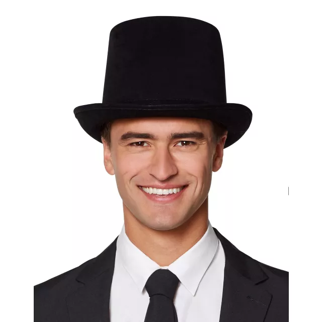 Male Black Top Hat