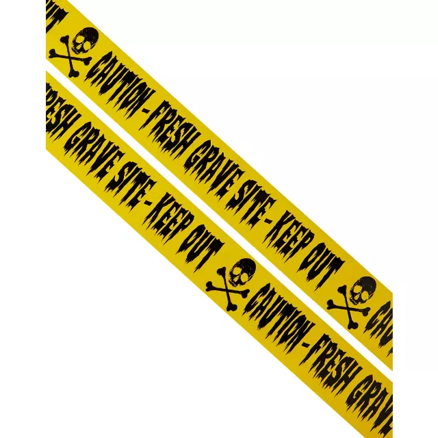 Gravesite Caution Tape