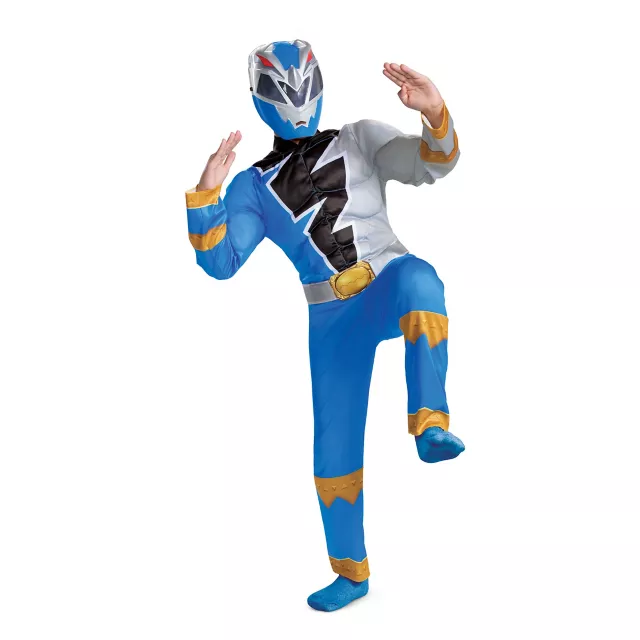 Kids Blue Ranger Costume - Dino Fury