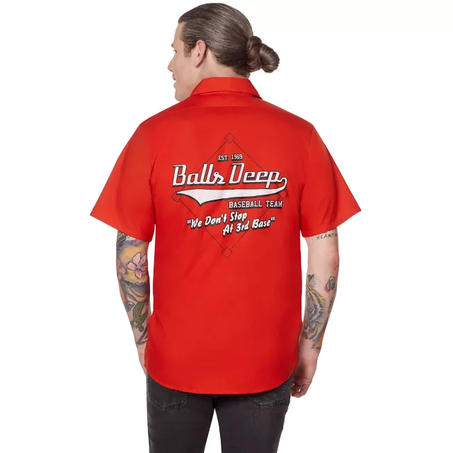 Adult Balls Deep Work Shirt