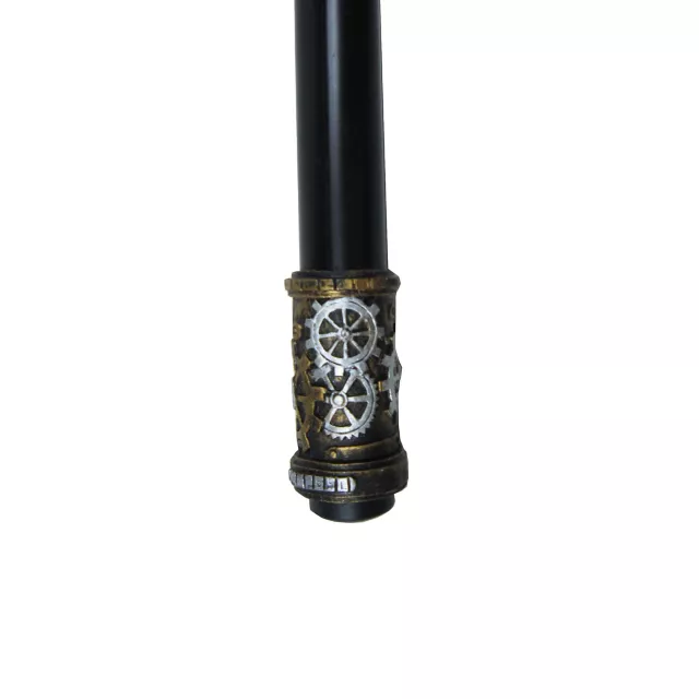 Steampunk Raven Skull Staff