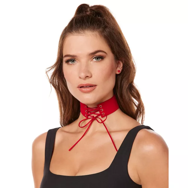 Red Riding Hood Choker Necklace