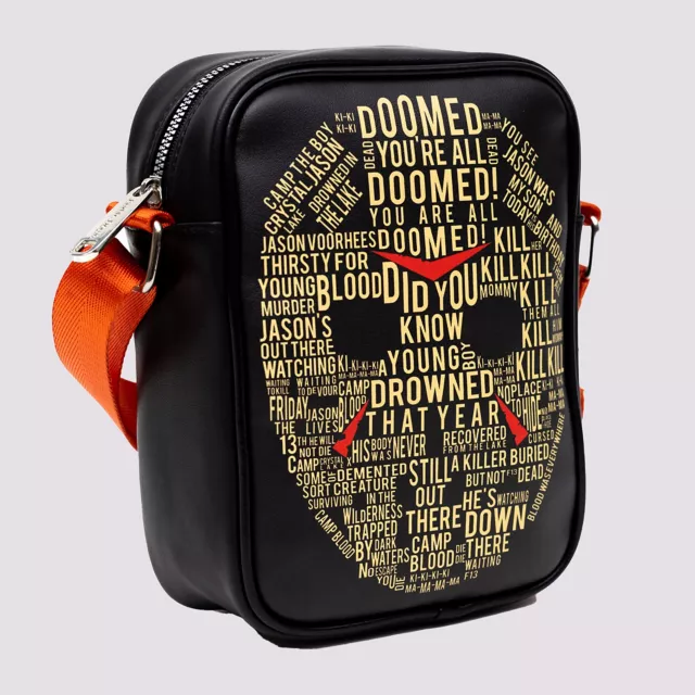 Buckle-Down Jason Voorhees Flat Crossbody Bag - Friday the 13th