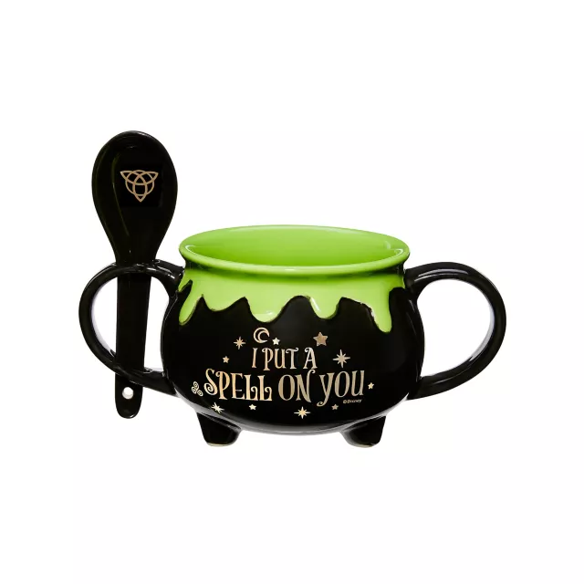 Cauldron Soup Mug With Spoon 20 oz. - Hocus Pocus